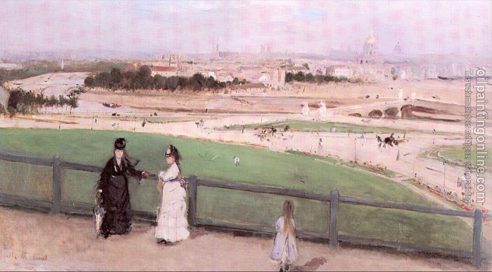 Morisot, Berthe - View of Paris from the Trocadero